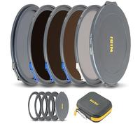 NiSi JetMag Pro Magnetic Filter Kit 82 mm with Locking - Landscape ND Filter Kit (FS ND8, FS ND64, FS ND1000, True Colour CPL, 67 mm/72 mm/77 mm/82 mm Magnetic Adapter Ring)