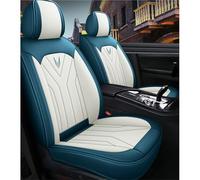 NISMIA Car Seat Covers Full Set 5 for 6 Series GT 2018-2023 2024 2025, Leather Luxury Cover Front and Rear Protectors, Waterproof(A(Blue-WhiteBeige))