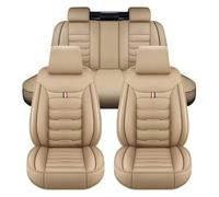 NISMIA Car Seat Covers Full Set 5 Seat for Renault Megane E-Tech SUV 2021-2023, Leather Seat Covers Luxury Seat Cover Front and Rear Seat Protectors, Leather Car Seat Covers Waterproof(B(Warm Beige))