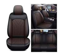 NISMIA Car Seat Covers Full Set 5 Seat for Volvo Xc60 V50 V70 S60 S40 Xc70 C30 Xc90 S80, Leather Seat Covers Luxury Seat Cover Front and Rear Seat Protectors(E(Black Curry))