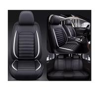 NISMIA Full Set Car Seat Covers, Universal Fit for Toyota bZ4X 2024, Car Seat Covers PU Leather Seat Cover Set 5-Seat, Breathable Wear Resistant Waterproof(D(White))
