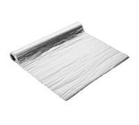 Nisorpa Asphalt Roofing Repair Roll Self-Adhesive Sheds Roofing Felt,100 x 500 cm Aluminum Foil Bitumen Waterproof Roof Protector Underlayment Roll,Thermal Insulation for Sheds Walls Floors Lofts