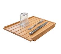 Nisorpa Belfast Butler Sink Wooden Draining Board,Solid Oak Wood Worktop Draining Board Rised and Angled
