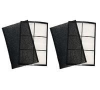 Nispira 2-in-1 True HEPA Activated Carbon Filter Replacement For Purezone Breeze Desktop Air Purifier PECOMPAP 2 Packs