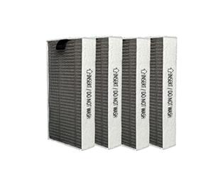 Nispira 2-in-1 True HEPA Replacement Filters Compatible with LG PuriCare Portable Mini Air Purifier AP151MWA1 AP151MBA1 Part AAFTMH01, 4 Packs