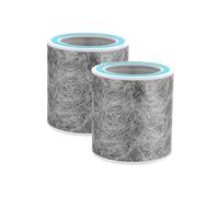 Nispira 3-in-1 HE1FKPET True HEPA Activated Carbon Filter Replacement For Shark NanoSeal Air Purifier HP102 HC452. Size 7.5" x 7.5" x 7.2". 2 Packs