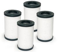 Nispira 3-in-1 HEPA Activated Carbon Replacement Filter for Air Purifier | Compatible with Scosche Compact Air Purifier AFP2-SP FrescheAIR | Remove Smoke, Dust, Chemical Smell | 4 Packs