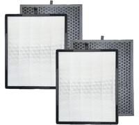 Nispira 3-in-1 HEPA with Carbon Filter Replacement For Zigma Smart Original Air Purifier Aerio-300, 2 Packs