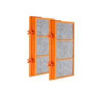 Nispira 3-in-1 True HEPA Activated Carbon Air Filter Replacement Compatible with Holmes AER1 Smoke Grabber AER1 HAPF30AS-U4R Air Purifier - 1.2” x 10” x 4.6”, 2 Packs