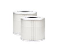 Nispira 3-in-1 True HEPA Activated Carbon Filter Replacement For Proton Pure Portable Air Purifier Remove Smoke, 2 Packs