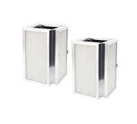 Nispira 3-In-1 True HEPA Activated Carbon Premium Filter Replacement for Medi MA Air Purifier MA-50R H13, 2 Packs