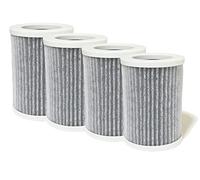Nispira 3-in-1 True HEPA with Activated Carbon Replacement Filters Compatible with Purezone Mini Portable Air Purifier (PEPERSAP), 4 Packs