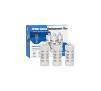 Nispira Activated Carbon Water Filter Replacement Compatible with Philips GoZero Everyday Water Bottle, 3 Pcs