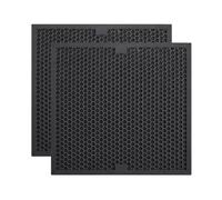 Nispira Air Scrubber Active Carbon Filter Replacement Compatible with Dri-Eaz HEPA500 BlueDri BD-AS-550 VEVOR Air Purifier 15.8 x 15.8 x 0.8 Inch Odor Reducing Carbon Filters, 2 Pack