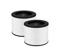 Nispira Airmega 100 3-in-1 True HEPA Activated Carbon Filter Replacement For Coway Airmega 100 Air Purifier 2 Packs