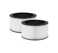 Nispira BAPF160 Replacement Filter for Bionaire Air Purifier BAP9360W BAP9260W 3-in-1 True HEPA Activated Carbon, 2 Packs