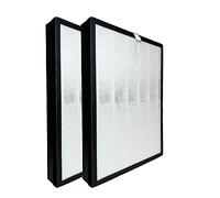 Nispira BKJ-33 3-in-1 True HEPA Filter Replacement For Colzer Air Purifier Remove Smoke Pet Smell, 2 Packs