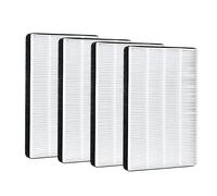 Nispira F2 True HEPA Filter Replacement Compatible with 3M Filtrete Room Air Purifier FAP-C02WA-G2, FAP-C03BA-G2, FAP-T03BA-G2, 4 Packs