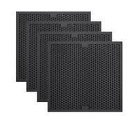 Nispira F301H HEPA500 BD-AS-550 Air Scrubber Carbon Filter Replacement for Mounto 500cfm Dri-Eaz BlueDri VEVOR Air Purifier 16 x 16 x 1 Inch Odor Reducing, 4 Pack