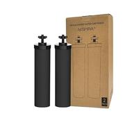 Nispira Premium Water Filter Black Element Cartridge Compatible with Berkey Countertop Water Purification System. Compared to Part BB9. 2 Filters