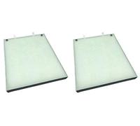 Nispira True HEPA Filter Replacement Compatible with Bissell Air400 Air Purifier Part 2521, 2 Pack