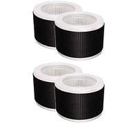 Nispira True HEPA Replacement Filter Compatible with KOIOS MOOKA EPI810 Air Cleaner Air Purifier. Removes Odor. 3 Stage Filtration. 4 Packs