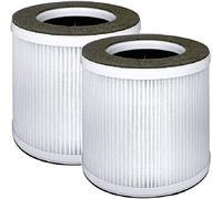Nispira VK-6067B Filter Replacement for Vremi/Kokeki Air Purifier 3-in-1 True HEPA Activated Carbon, 2 Packs