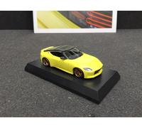 Kyosho Nissan Fairlady Z Ikazuchi Yellow - 1/64 Scale Model with Book