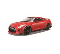 BBurago Diecast Model Car Nissan GT-R (R35) Coupe 2017 1:24 Scale Red BU21082R