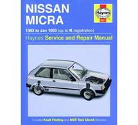 Nissan Micra (83 - Jan 93) Up To K