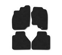 Nissan Navara (2005-2010) [Double Cab] Van Mats Accessories Tailored Fit Carpet Car Floor Mats Non Slip Black Trim Compatible Accessory Anti Slip Full Coverage Durable Granulated Backing Hand-Finished