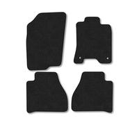 Nissan Navara (2016-2022) [Double Cab] Van Mats Accessories Tailored Fit Carpet Car Floor Mats Non Slip Black Trim Compatible Accessory Anti Slip Full Coverage Durable Granulated Backing Hand-Finished