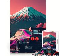 Nissan S Silvia Sakura Jigsaw Puzzle 1000 Piece for Adults Logic Boost Toy Together Fun Premium Edge Stylish Gift (50x75cm)