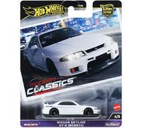NISSAN Skyline GT-R (BCNR33) - white - Hot Wheels 1:64