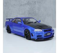 NISSAN SKYLINE GTR R34 vbleu Bayside NISMO 1/43 Z-TUNE