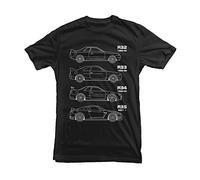 Nissan Skyline GTR T-shirt (L, Black)