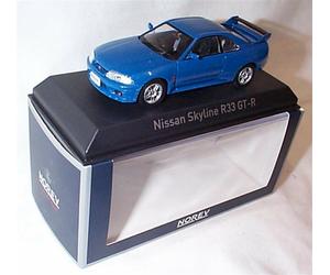 Nissan Skyline R33 GT-R 1995 Blue Norev 420185 1-43 scale new in box