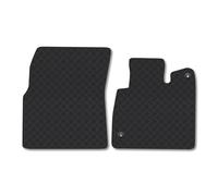 Nissan Townstar (2022+) Rubber Van Mats Accessories Tailored Fit Compatible Accessory Waterproof Protection Non-Slip Car Floor Mats 3mm Thick Full Coverage Durable Coverage with Clips