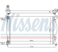 Nissens 60304A Radiator Fits Audi Seat A4 A6 Exeo 8E0.121.251