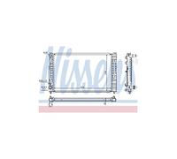 Nissens 60491 Radiator, engine cooling