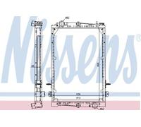 Nissens 61427A Radiator, engine cooling