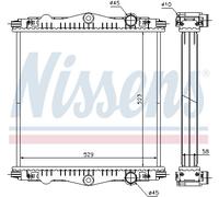 Nissens Engine Coolant Radiator 614450 for eg. DAF LF SERIES (2001) LF 45.130 et