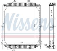 NISSENS 61973A Engine radiator