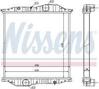 NISSENS 625502 Engine radiator