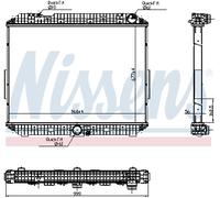 NISSENS 6270030 Engine radiator