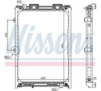NISSENS 62870A Engine radiator
