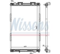 NISSENS 628720 Engine radiator