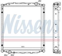 NISSENS 62876A Engine radiator