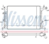 Nissens 630681 Radiator for vauxhall vectra b 1.6 2.0 models