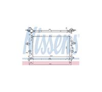 Nissens 63121 Radiator, engine cooling